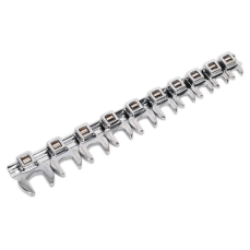 Crow's Foot Open-End Spanner Set 10pc Metric